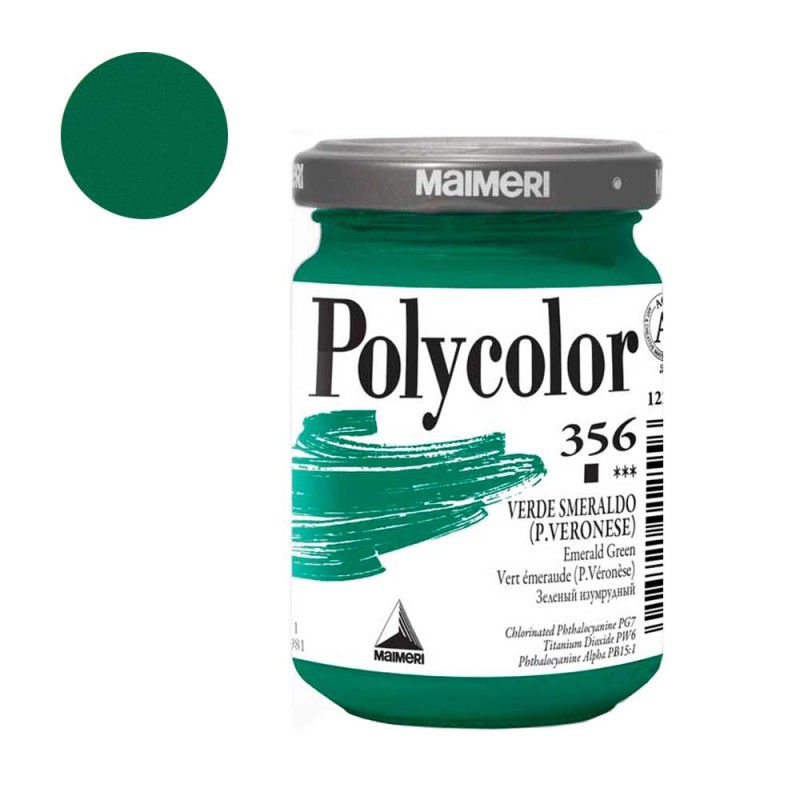 Farba akrylowa Polycolor 140 ml - 356 Emerald Green
