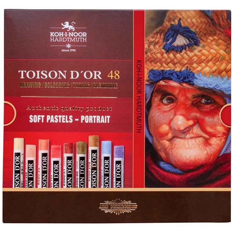 Pastele suche 48 szt Koh-i-noor 8516  Portret