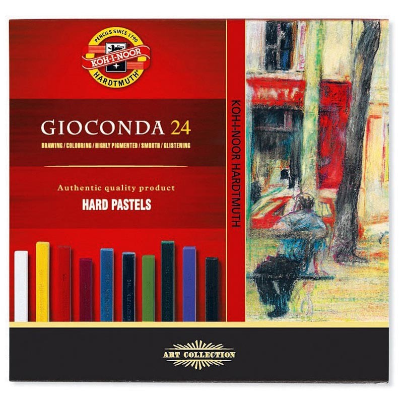 Pastele-suche-twarde-Gioconda-Koh-I-Noor-24-szt