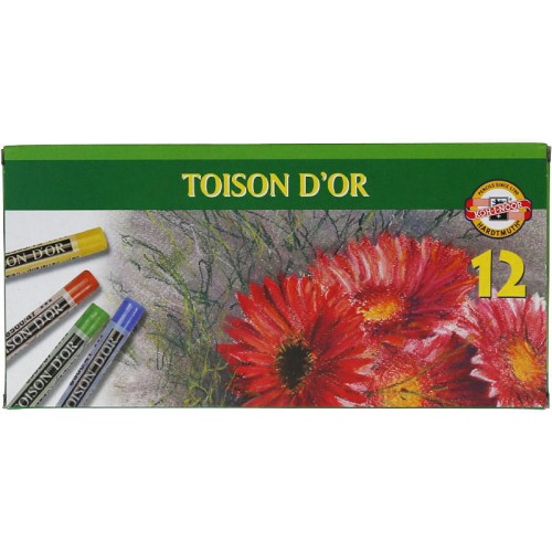 Pastele suche TOISON D'OR Koh-I-Noor 12 szt