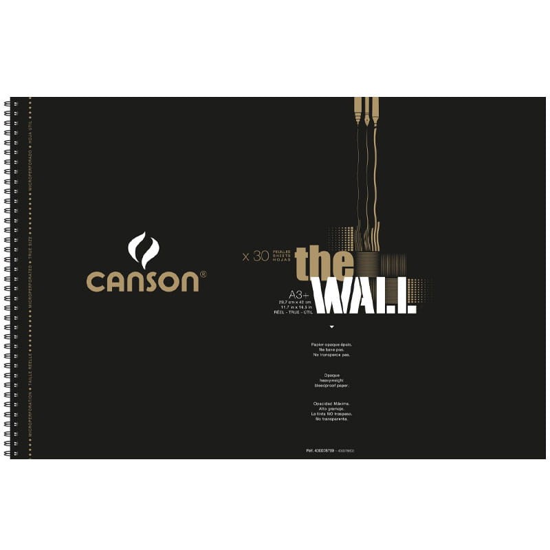 Blok do markerów i sprayu Canson THE WALL - A3, 200 g