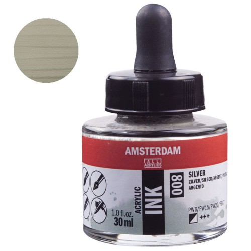 Tusz Amsterdam 30 ml 800 Silver