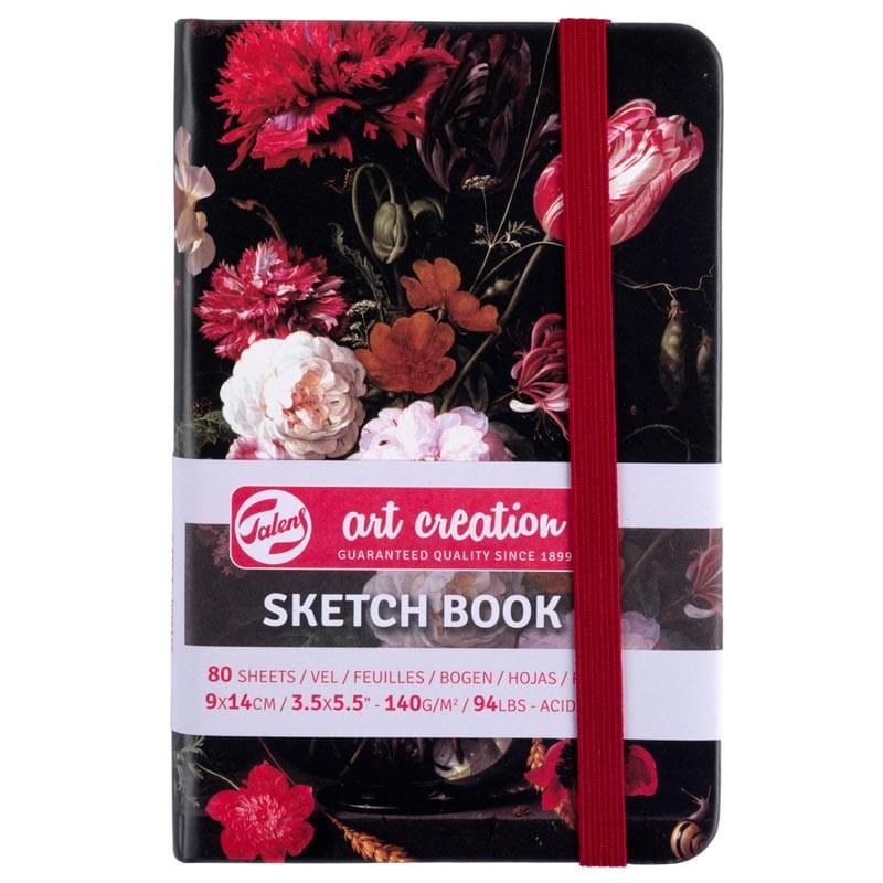 Szkicownik Flowers ArtCreation 140 g, 9x14 x 12 cm 80 ark 9314251M