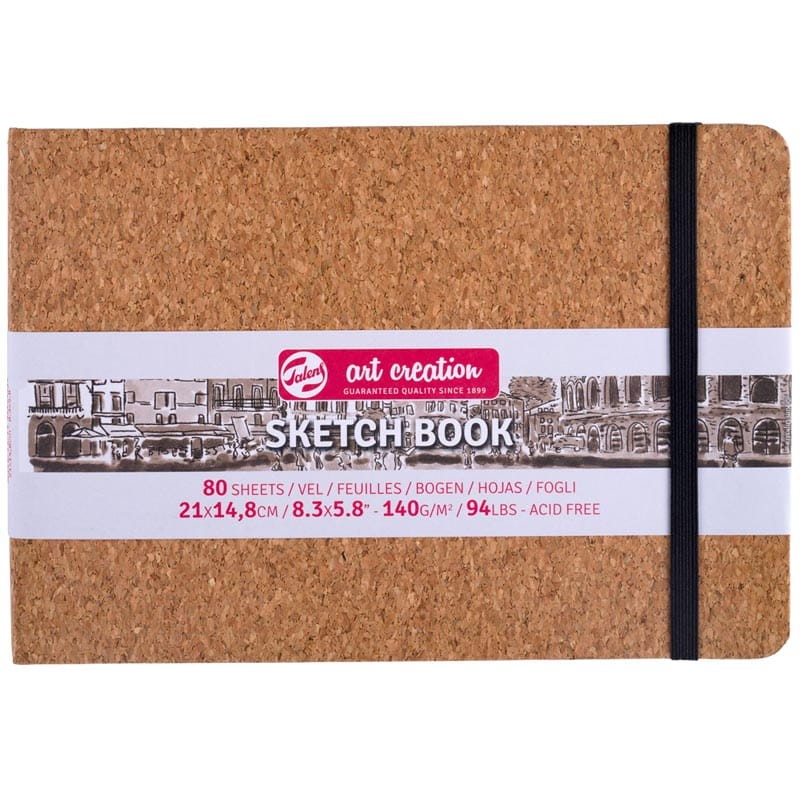 Szkicownik Art Creation korkowa okładka  A5 140 g 80 ark. 9314053M