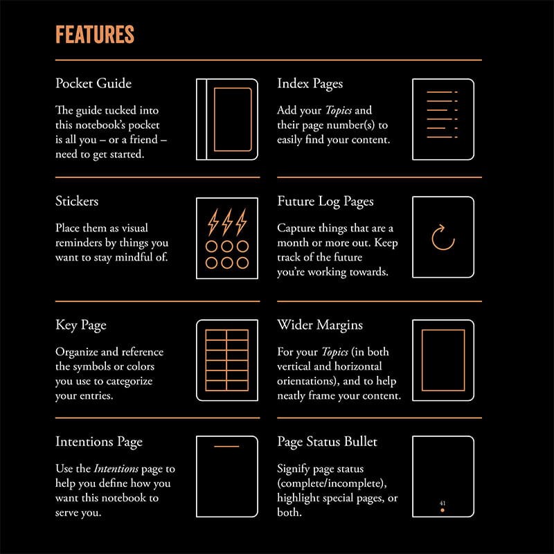 Notatnik LEUCHTTURM1917 Bullet Journal 120g A5 - Czarny