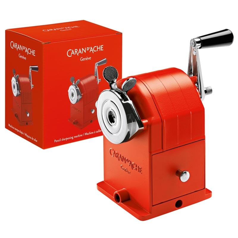 Temperówka-Caran-d'Ache-na-korbkę-czerwona-CD455-270