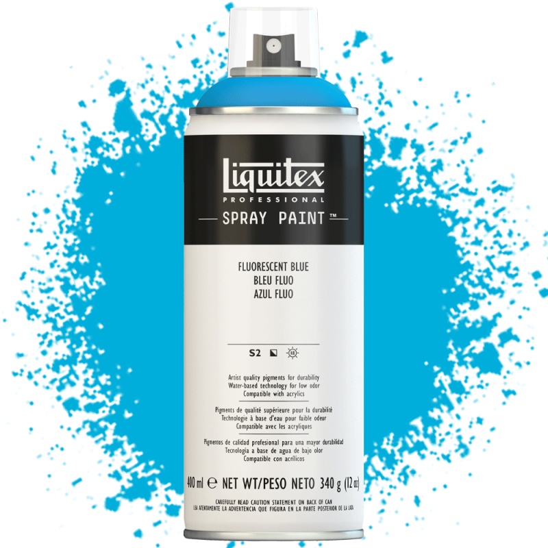 Farba akrylowa w sprayu Liquitex 400 ml 984 Fluorescent Blue