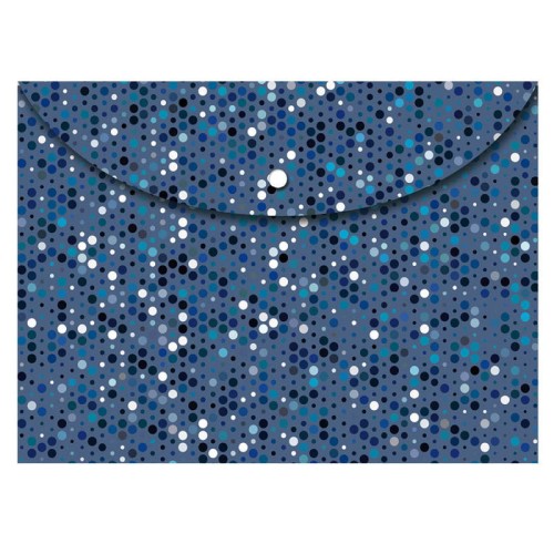 Teczka kopertowa A5 Niebieskie kropki
