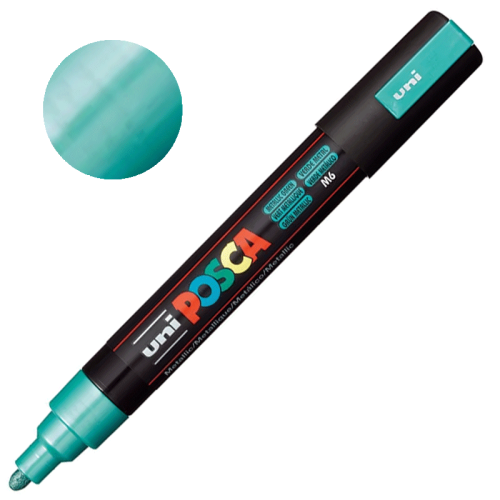 Marker POSCA PC-5M  1.8-2.5 mm Metallic Green