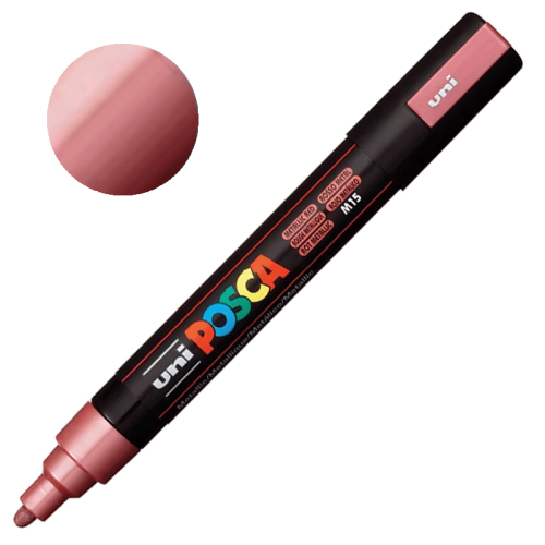 Marker POSCA PC-5M M15 Metallic Red