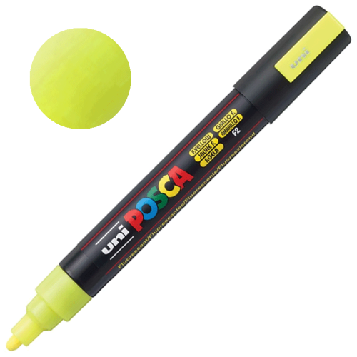 Marker POSCA PC-5M F2 Fluo yellow