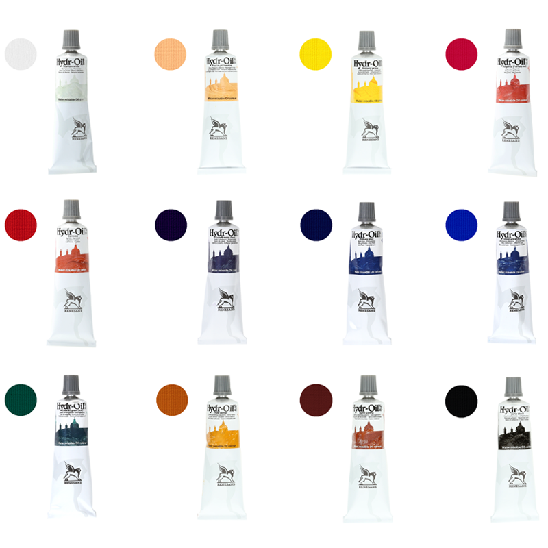 Zestaw Farb Olejnych Wodorozcieńczalnych Renesans 12x60 ml