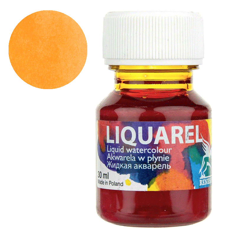 Farba akwarelowa w płynie Liquarel 30 ml - 111 Żółty ciemny