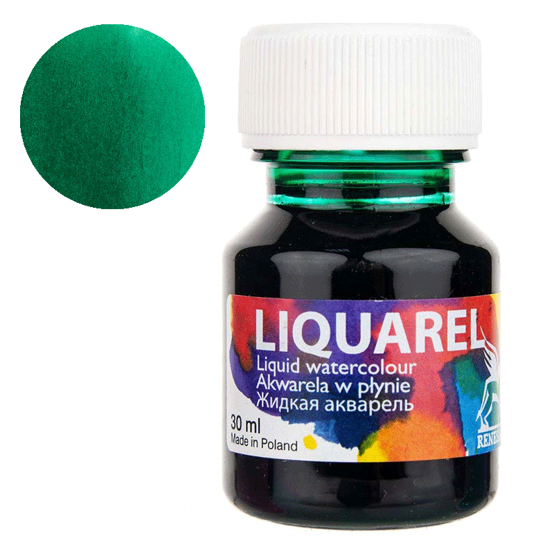 Farba akwarelowa w płynie Liquarel 30 ml - 151 Zieleń właściwa