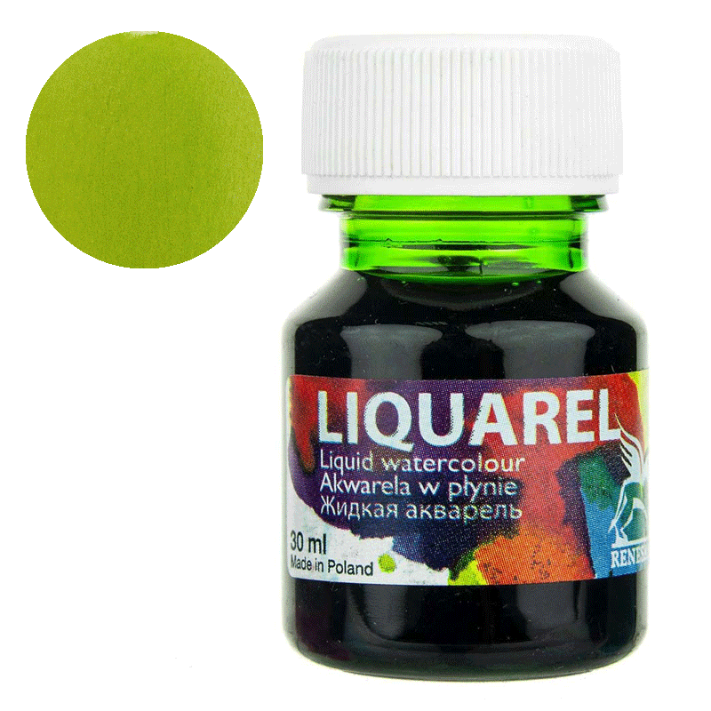 Farba akwarelowa w płynie Liquarel 30 ml - 150 Zieleń cytrynowa