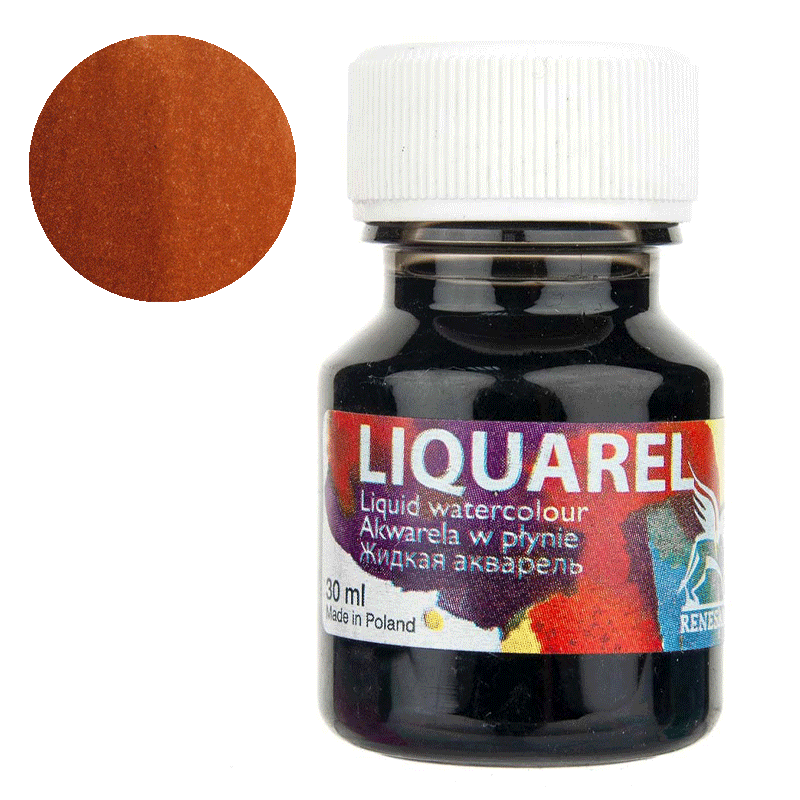 Farba akwarelowa w płynie Liquarel 30 ml - 141 Brązowy