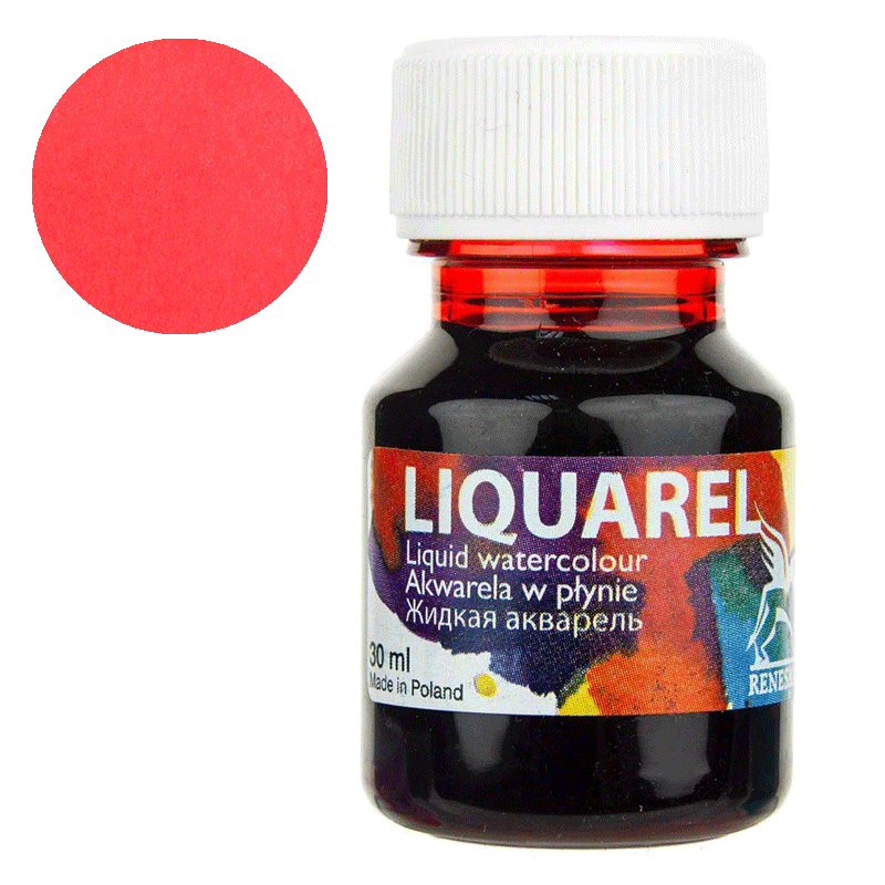 Farba akwarelowa w płynie Liquarel 30 ml - 134 Szkarłat
