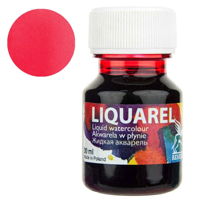 Farba akwarelowa w płynie Liquarel 30 ml - 132 Karmin