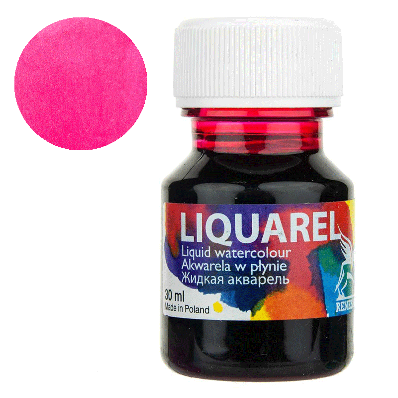 Farba akwarelowa w płynie Liquarel 30 ml - 130 Magenta