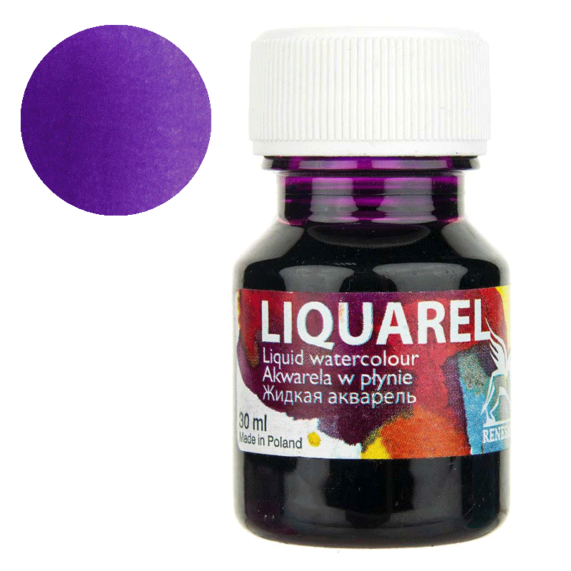 Farba akwarelowa w płynie Liquarel 30 ml - 129 Fiolet