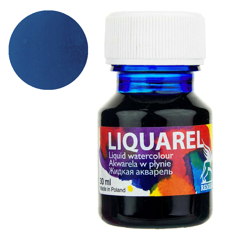 Farba akwarelowa w płynie Liquarel 30 ml - 121 Błękit