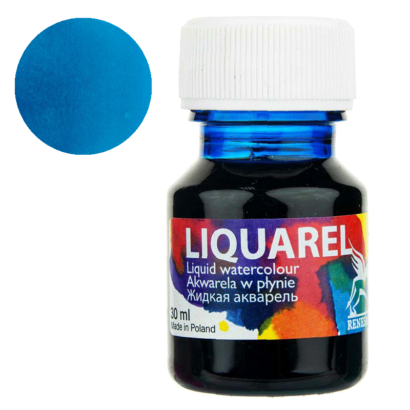 Farba akwarelowa w płynie Liquarel 30 ml - 120 Niebieski