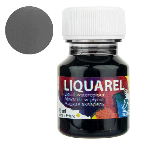 Farba akwarelowa w płynie Liquarel 30 ml - 189 Szary