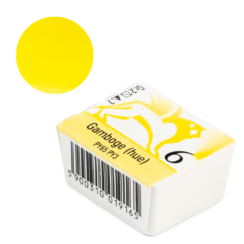 Farba akwarelowa Renesans kostka - 06 Gummiguta