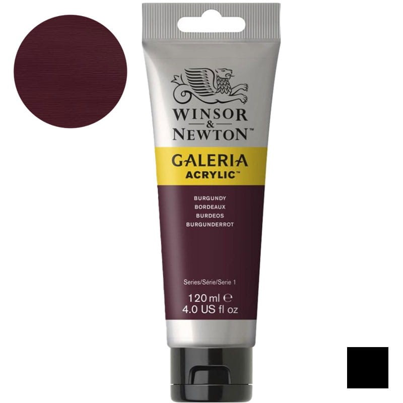 Farba akrylowa Galeria Winsor & Newton 120 ml - 075 Burgundy 01