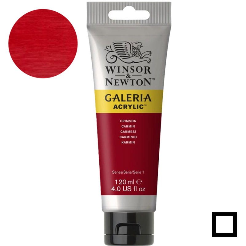 Farba akrylowa Galeria Winsor & Newton 120 ml - 203 Crimson 01