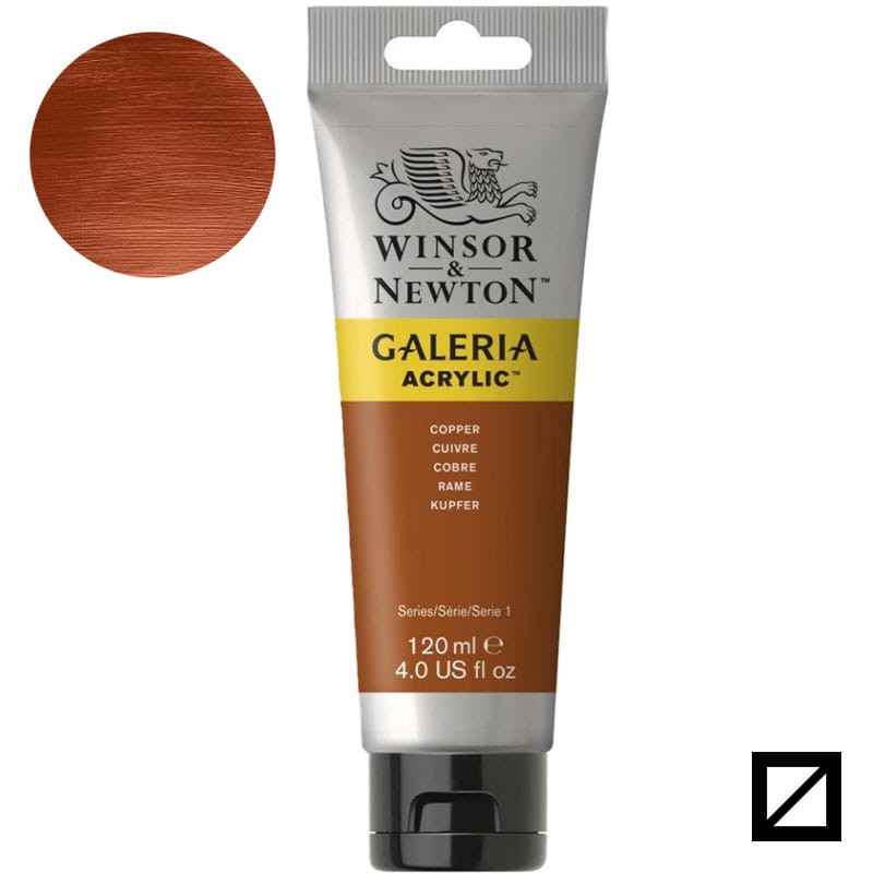 Farba akrylowa Galeria Winsor & Newton 120 ml - 214 Copper
