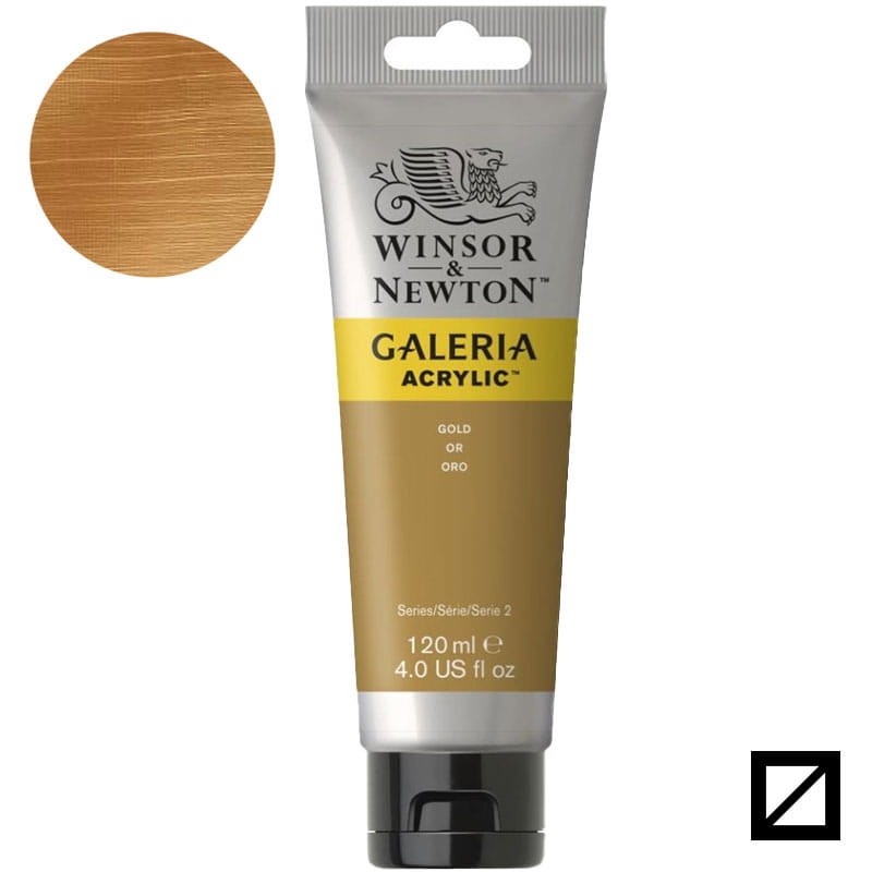 Farba akrylowa Galeria Winsor & Newton 120 ml - 283 Gold 01