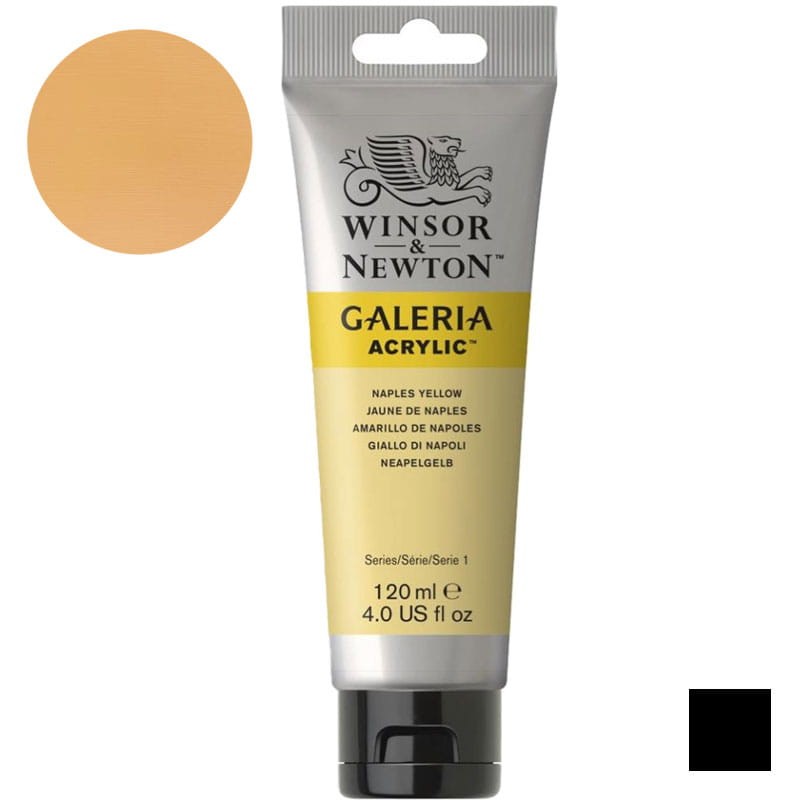 Farba akrylowa Galeria Winsor & Newton 120 ml - 422 Naples Yellowk 01