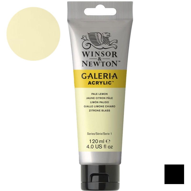 Farba akrylowa Galeria Winsor & Newton 120 ml - 434 Pale Lemon