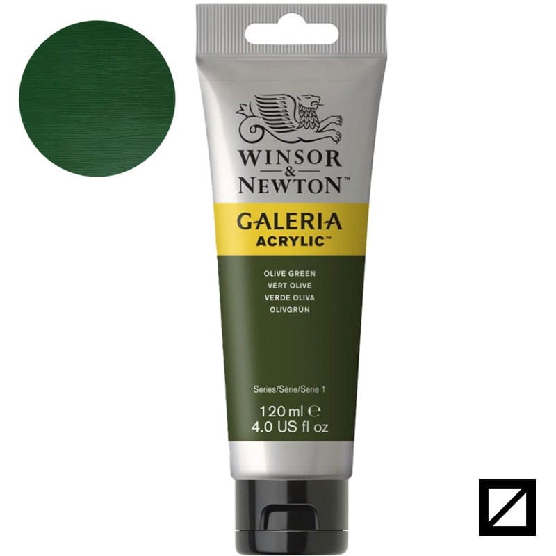 Farba akrylowa Galeria Winsor & Newton 120 ml - 447 Olive Green 01