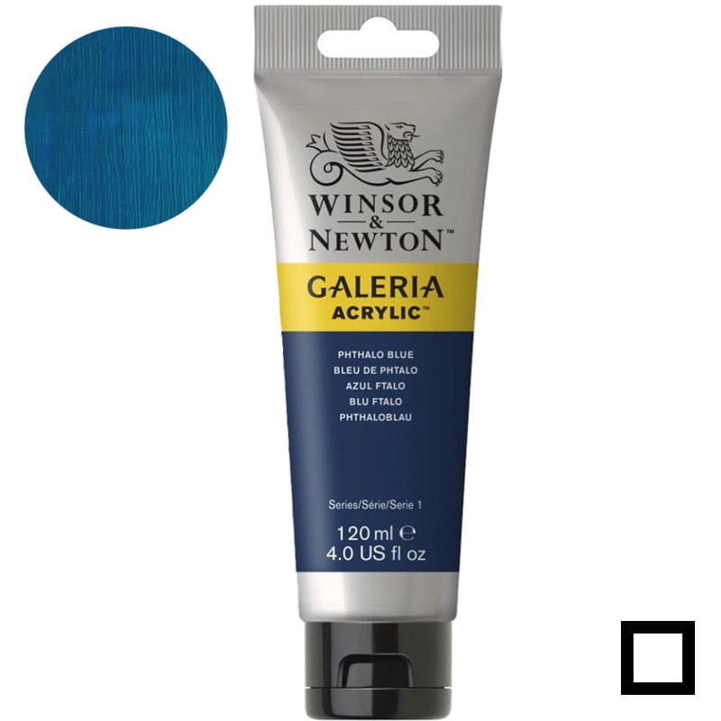 Farba akrylowa Galeria Winsor & Newton 120 ml - 516 Phthalo Blue 01