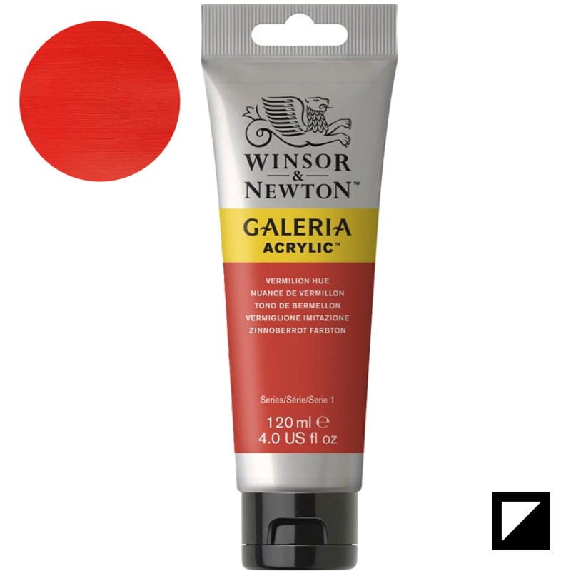 Farba akrylowa Galeria Winsor & Newton 120 ml - 682 Vermilion Hue 01