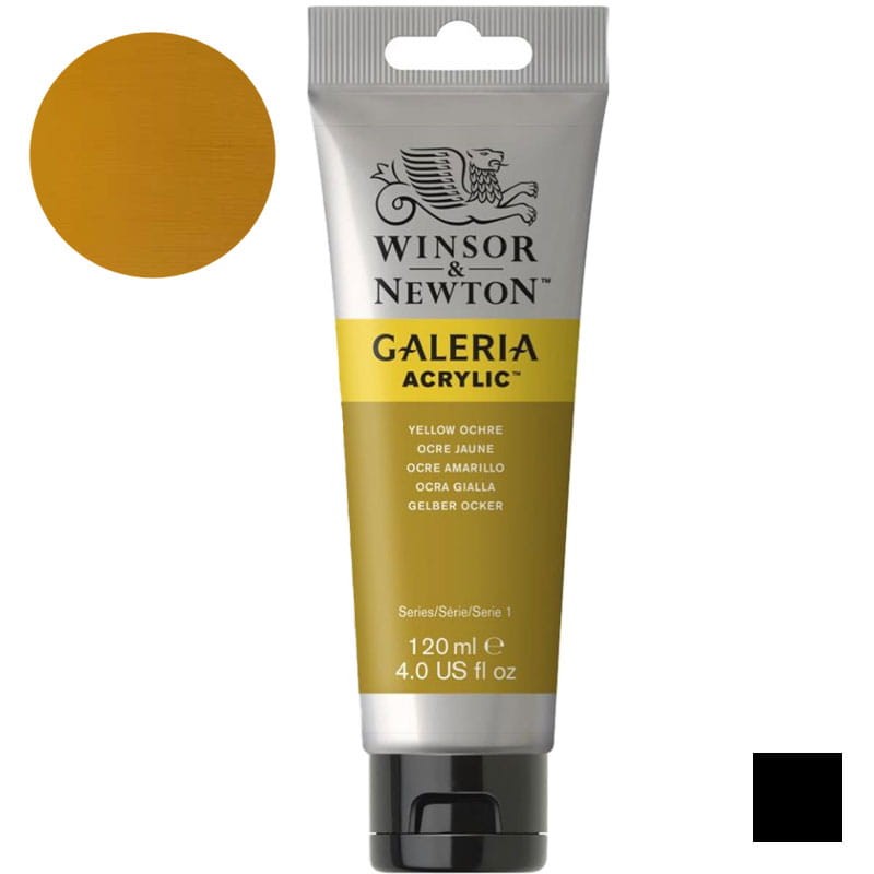 Farba akrylowa Galeria Winsor & Newton 120 ml - 744 Yellow Ochre 01