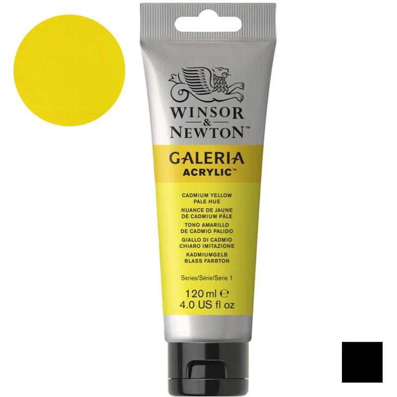 Farba akrylowa Galeria Winsor & Newton 120 ml - 114 Cadmium Yellow Pale Hue 01