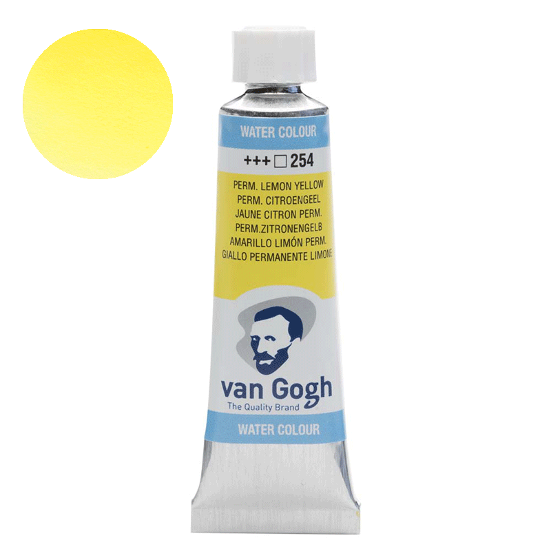 Farba akwarelowa Van Gogh 10 ml - 254 Permanent lemon yellow