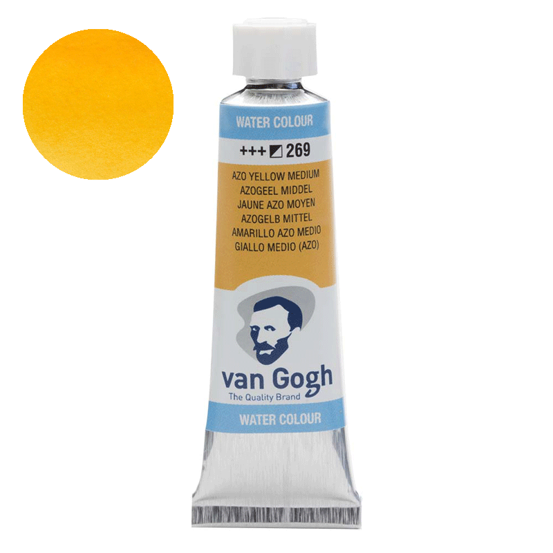 Farba akwarelowa Van Gogh 10 ml - 269 Azo yellow middle