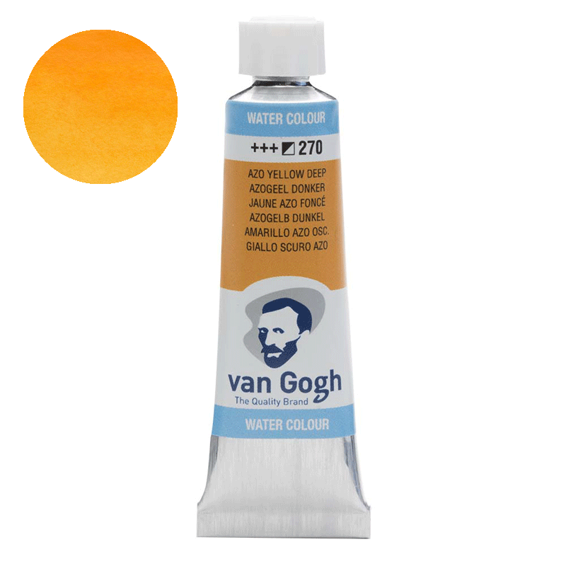 Farba akwarelowa Van Gogh 10 ml - 270 Azo yellow deep