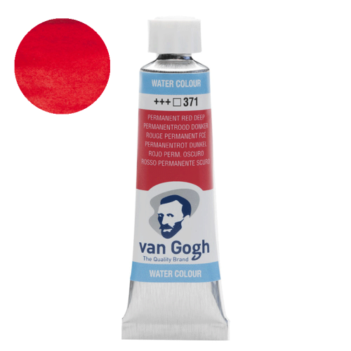 Farba akwarelowa Van Gogh 10 ml - 371 Permanent red deep