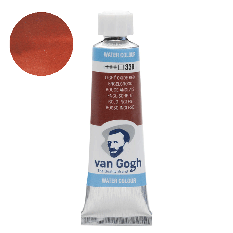 Farba akwarelowa Van Gogh 10 ml - 339 Light oxide red