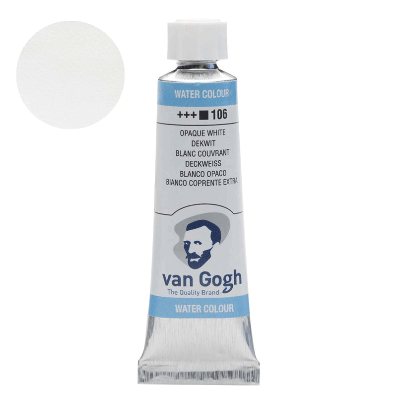 Farba akwarelowa Van Gogh 10 ml - 106 Opaque white