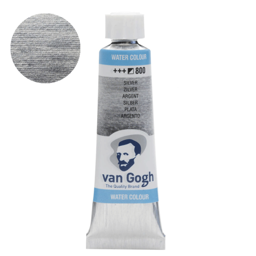 Farba akwarelowa Van Gogh 10 ml - 800 Silver