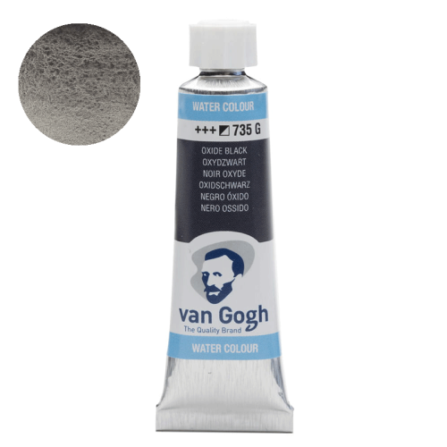 Farba akwarelowa Van Gogh 10 ml - 735 Oxide black
