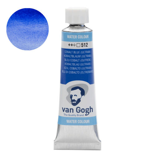 Farba akwarelowa Van Gogh 10 ml - 512 Cobalt Blue Ultramarine