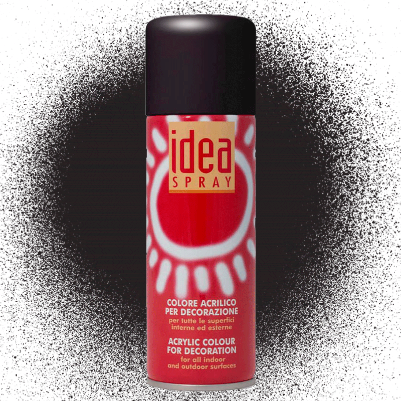 Farba Akrylowa Idea Spray 200 ml - 530 Black