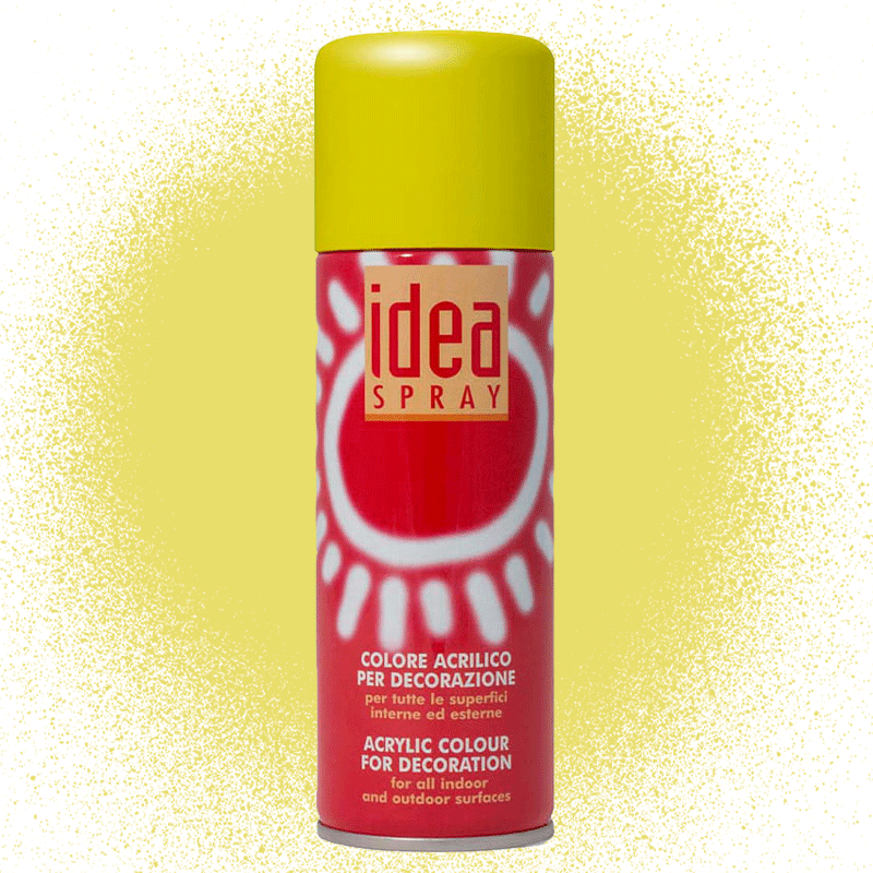 Farba Akrylowa Idea Spray 200 ml - 100 Lemon Yellow